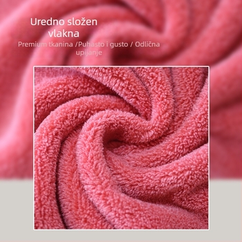 Kupaći ručnik od coral fleecea, težine preko 500 g, pređa 150D, izvezen, mogućnost prilagodbe