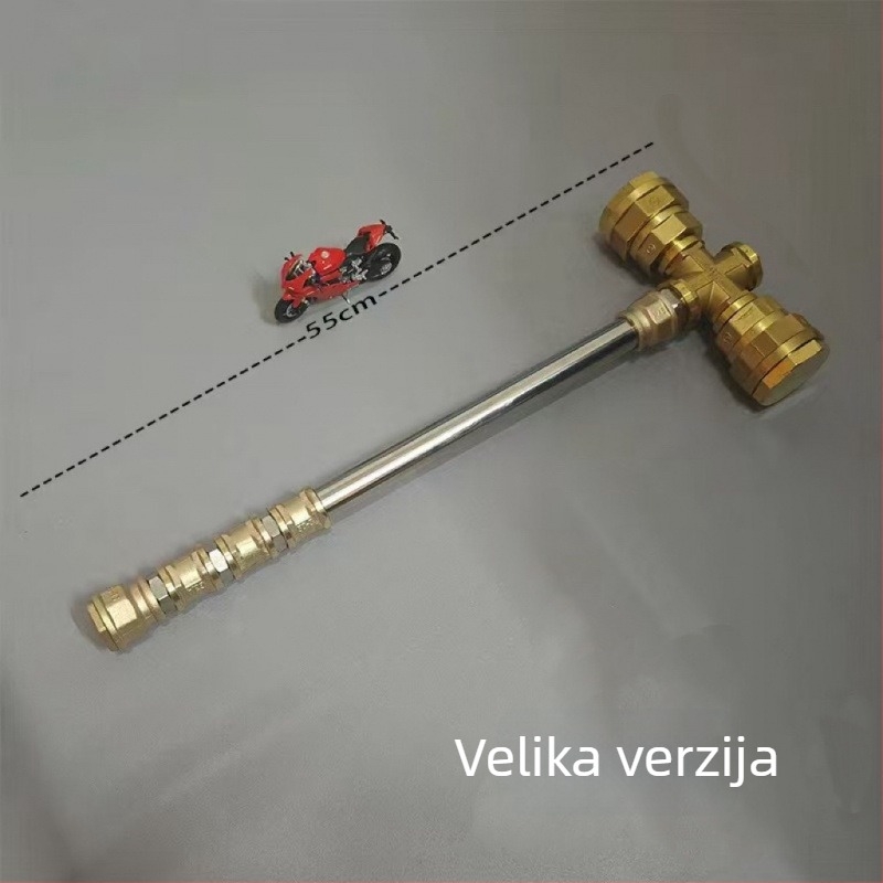 Thorov čekić – dekorativni ornament, osmerokutni čekić s prstenom, bakreni materijal, korejski stil, šifra proizvoda 750041071797