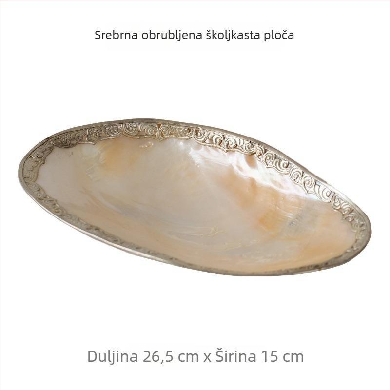 Duboka posuda za pohranu nakita i kozmetike, kostno porculan, nepravilnog oblika, površina od jednog komada, moderni minimalistički stil