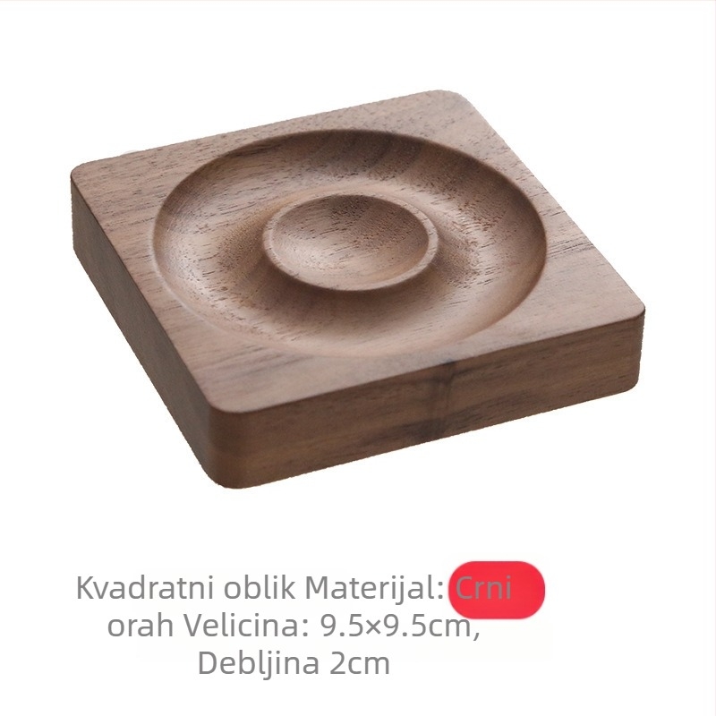 Drveni stalak za narukvice – masivno drvo, dvostruki sloj, umjetnički stil