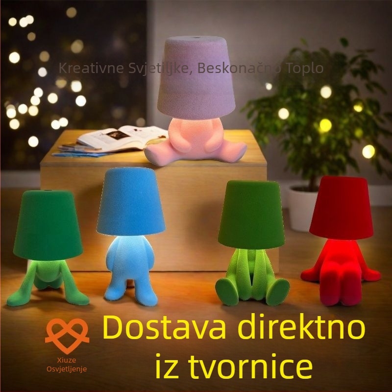 Xiuze stolna lampa, plastični držač, kreativni stil, napon ≤36V, ukras, noćna svjetiljka, DIY