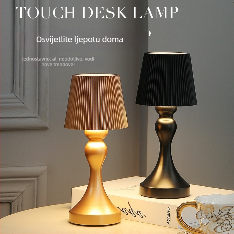 Stolna lampa Liyan HJA45, metalno kućište, moderni minimalistički stil, napon ≤36V