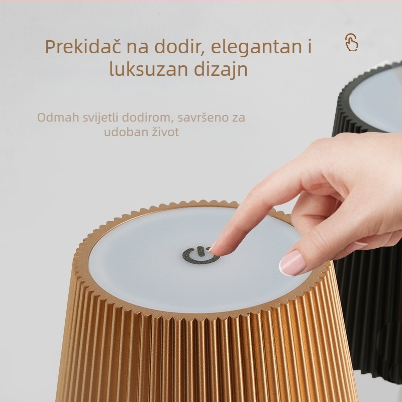 Stolna lampa Liyan HJA45, metalno kućište, moderni minimalistički stil, napon ≤36V
