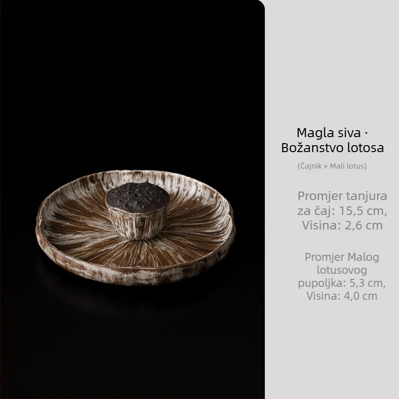 Ručna keramička šalica za kavu s latte art – lagani luksuzni stil, mogućnost tiska logotipa, poklon kutija