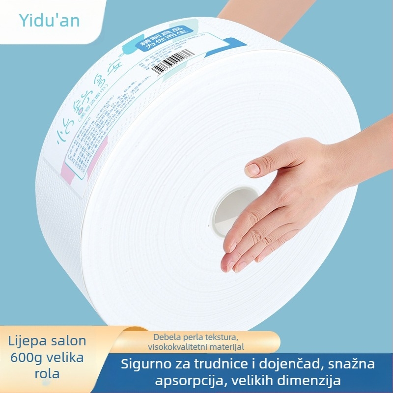 Jednokratna krpa za lice za kozmetički salon, od biljnih vlakana, tkanina s običnim prepletom