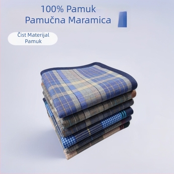 Yan su xing pamukni rupčić za nos, klasičan tamno karirani uzorak, 17 g