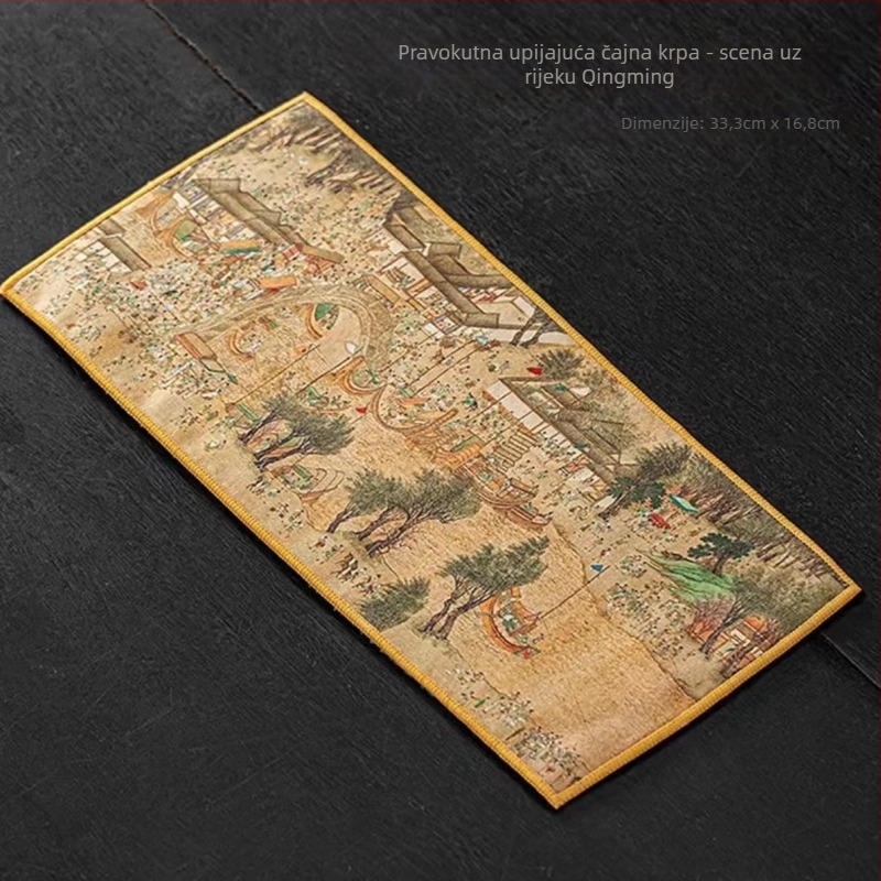 Mingquan kuhinjska krpa od platna, apsorbirajuća, moderni minimalistički stil, premium kvaliteta