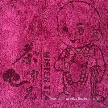 Proizvodna serija krpe za čaj, apsorpcijska i debela, dvostruki sloj kompozitnog materijala, kineskog stila pamuk i lan, Zen retro logotip