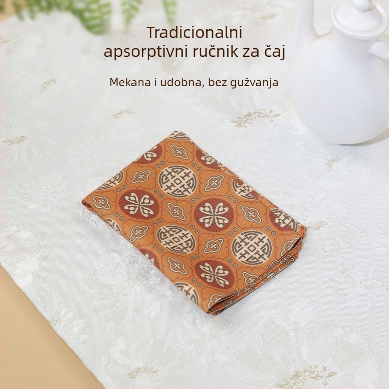 Čajna krpa • Velur od kože jelena • Brand: Sheng boyan • Novi kineski stil • Pušteno 2025