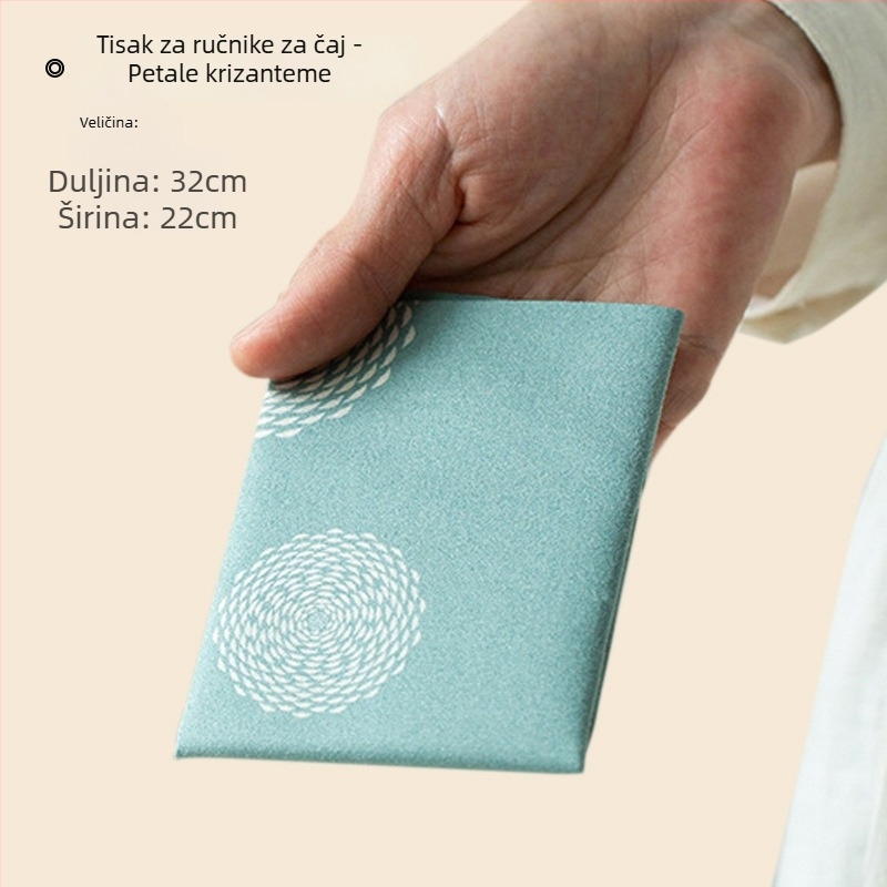 Čajna krpa • Velur od kože jelena • Brand: Sheng boyan • Novi kineski stil • Pušteno 2025