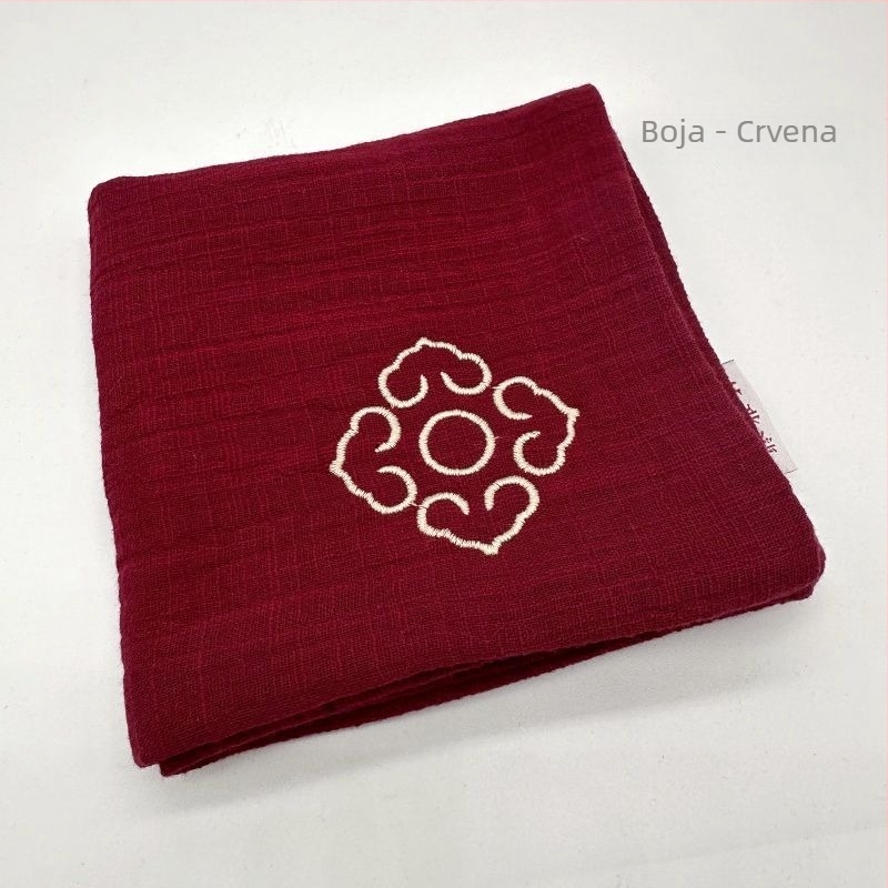 Čajna krpa od čistog pamuka, šivena, slub vlakna, 260 g, visoka apsorpcija 5–10 s