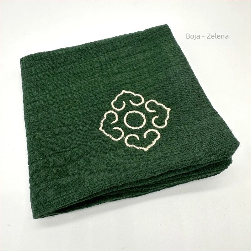 Čajna krpa od čistog pamuka, šivena, slub vlakna, 260 g, visoka apsorpcija 5–10 s