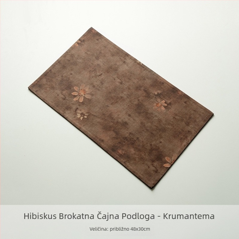 Changpju pamuk-laneni dodaci za čajnu ceremoniju – Novi kineski stil, izšivena Dandelion čajna podloga