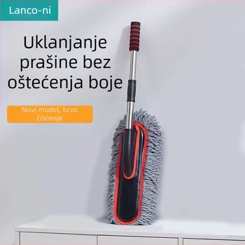 Četka za pranje automobila, nehrđajući čelik, izvlačna, mekane dlačice, bez vlakana