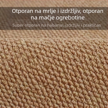 Otporan na grebanje mačaka, balkon tepih od umjetnog sisala, japanski minimalistički stil, za dnevni boravak i spavaću sobu, upija vodu, protuklizni podmetač za stopala, za sve sezone