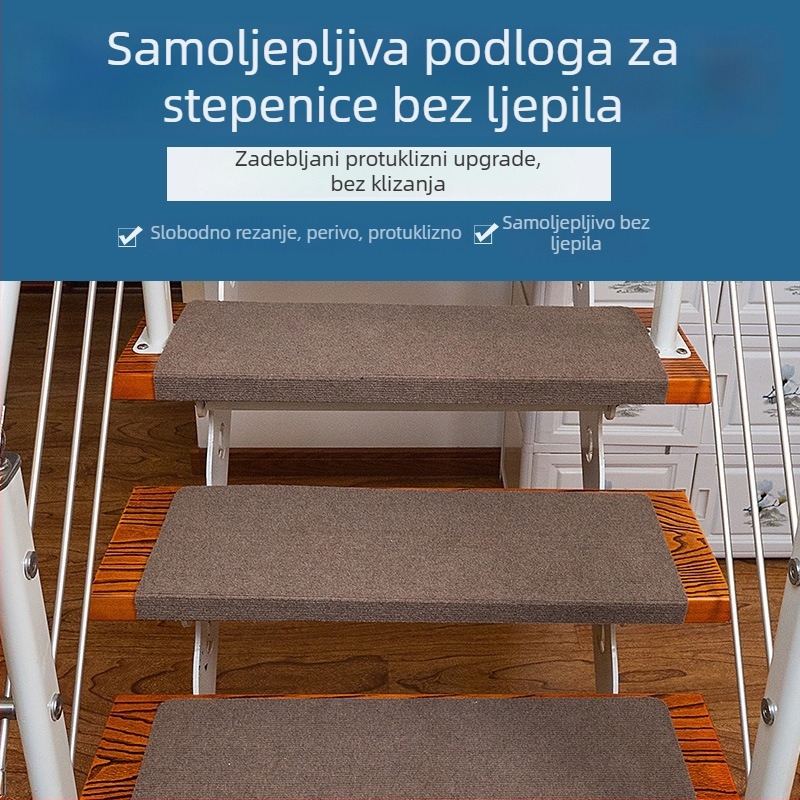Protuklizne rohože za stepenice, samoljepljivi tepisi za stepenice, jednostavni podni tepisi za stepenice