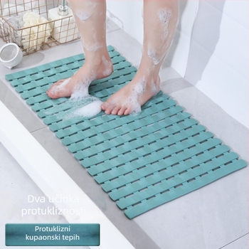 Kupaonska protuklizna prostirka od PVC, kvadratnog oblika, periva, modernog minimalističkog stila