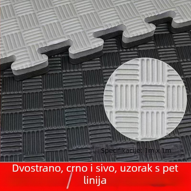 Patchwork podloga za pod, 1 m, za fitness, Taekwondo i borilačke vještine Sanda, s visokom elastičnošću