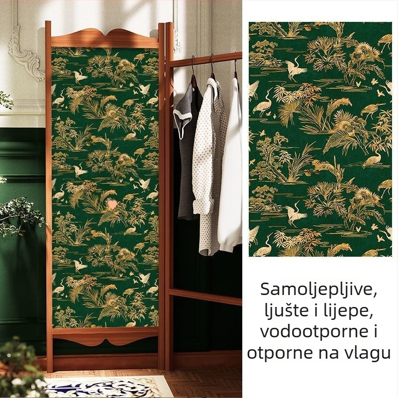 Zidna naljepnica: retro europski stil, vodootporna, otporna na vlagu, moderno jednostavno (GS(2016)no.4020)