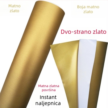 Mat zlatni samoljepljivi vinil za računalno rezanje slova