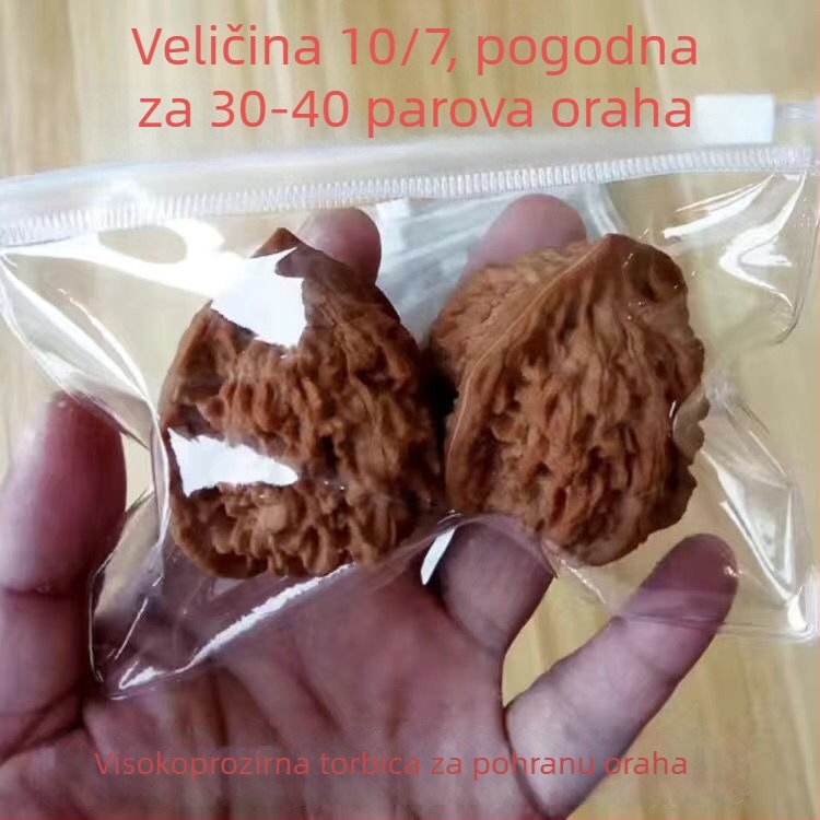 Kutija za nakit od ABS-a, prozirna, sa zatvaračem na zip