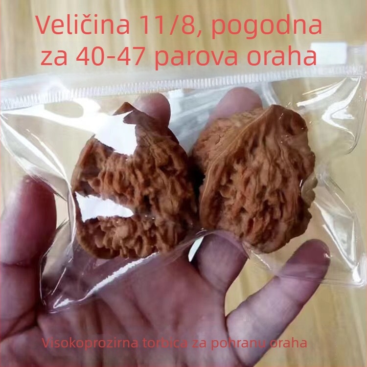 Kutija za nakit od ABS-a, prozirna, sa zatvaračem na zip