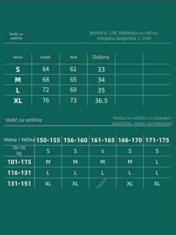 Sportski grudnjak bez leđa s oblikovanim košaricama, bešavan, glavni materijal najlon 75% s Lycra 25% podstavom, fiksne dvostruke naramenice, stražnja troredna kopča