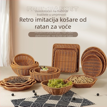 Plastični koš za voće Fujida; novi kineski stil; lagani luksuz i retro; lansirano u proljeće 2014.