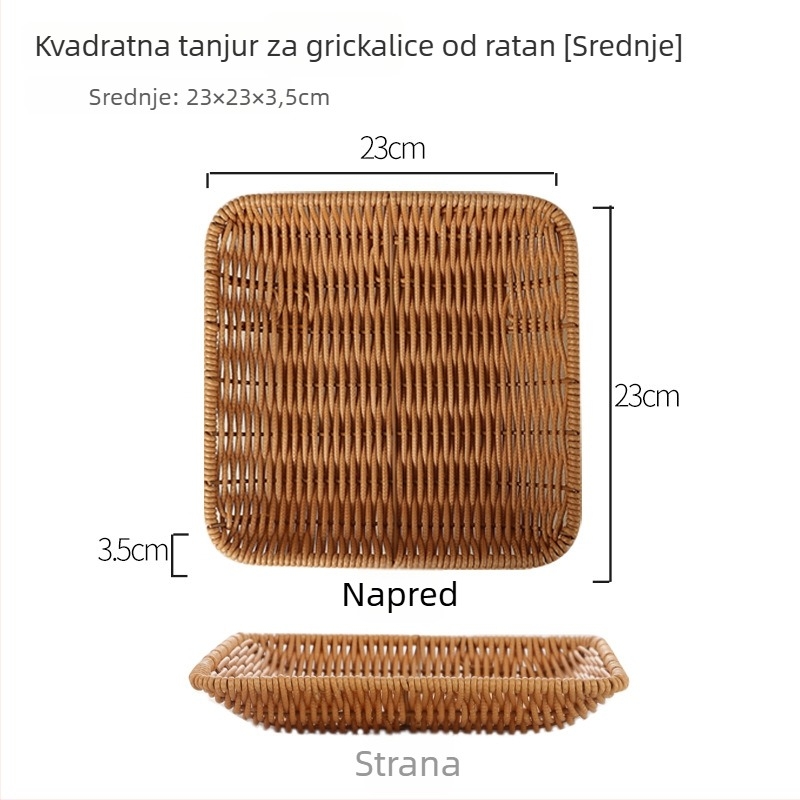 Plastični koš za voće Fujida; novi kineski stil; lagani luksuz i retro; lansirano u proljeće 2014.