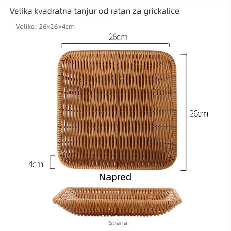 Plastični koš za voće Fujida; novi kineski stil; lagani luksuz i retro; lansirano u proljeće 2014.