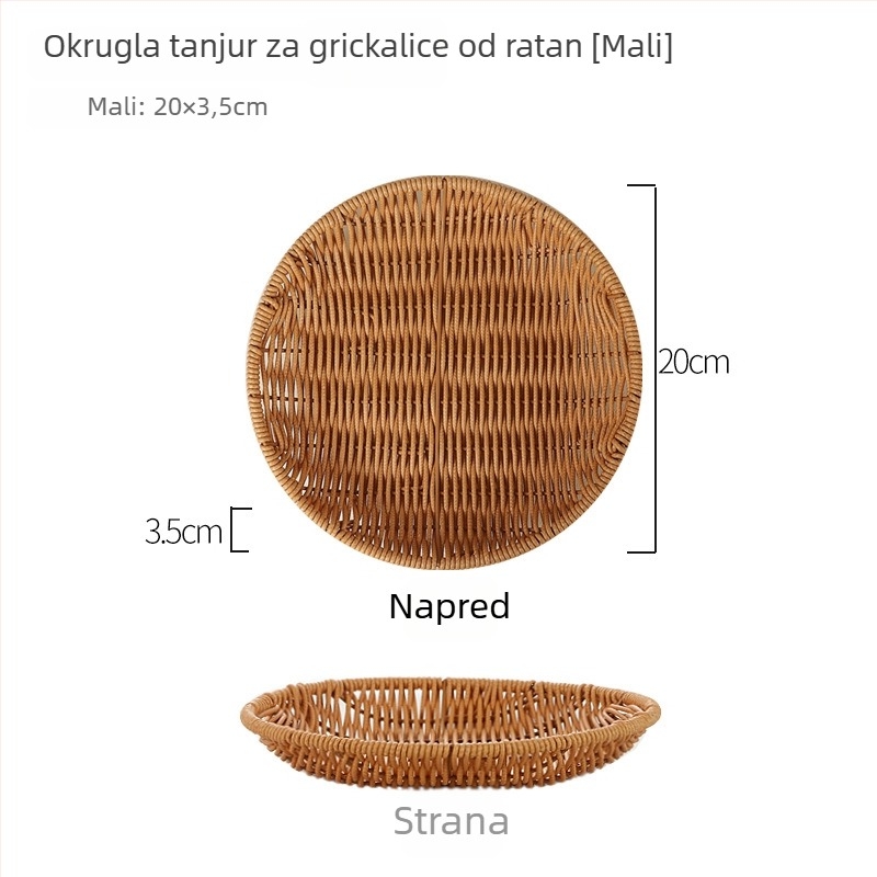 Plastični koš za voće Fujida; novi kineski stil; lagani luksuz i retro; lansirano u proljeće 2014.