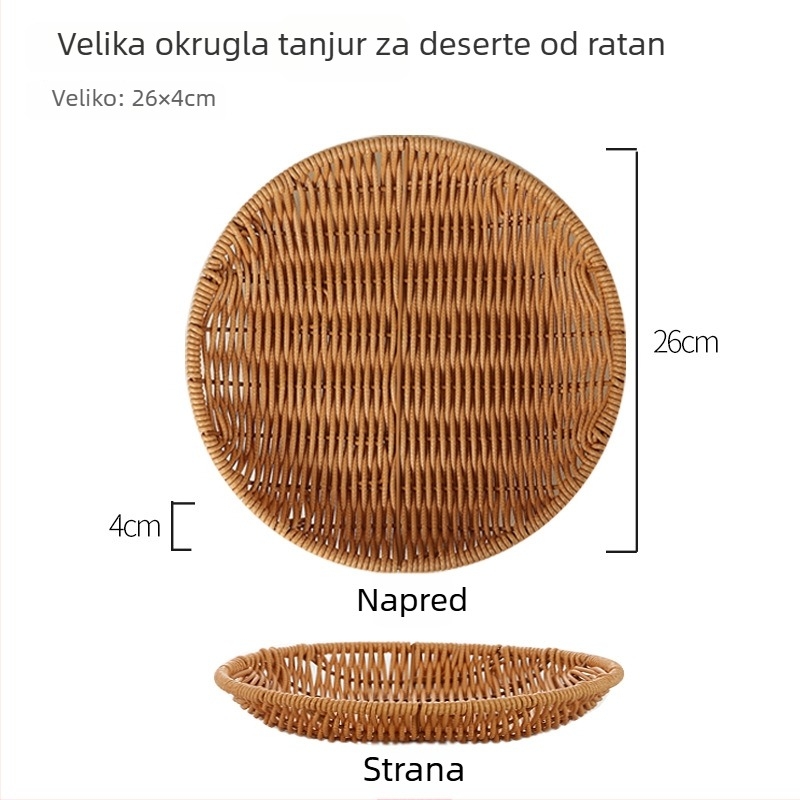Plastični koš za voće Fujida; novi kineski stil; lagani luksuz i retro; lansirano u proljeće 2014.