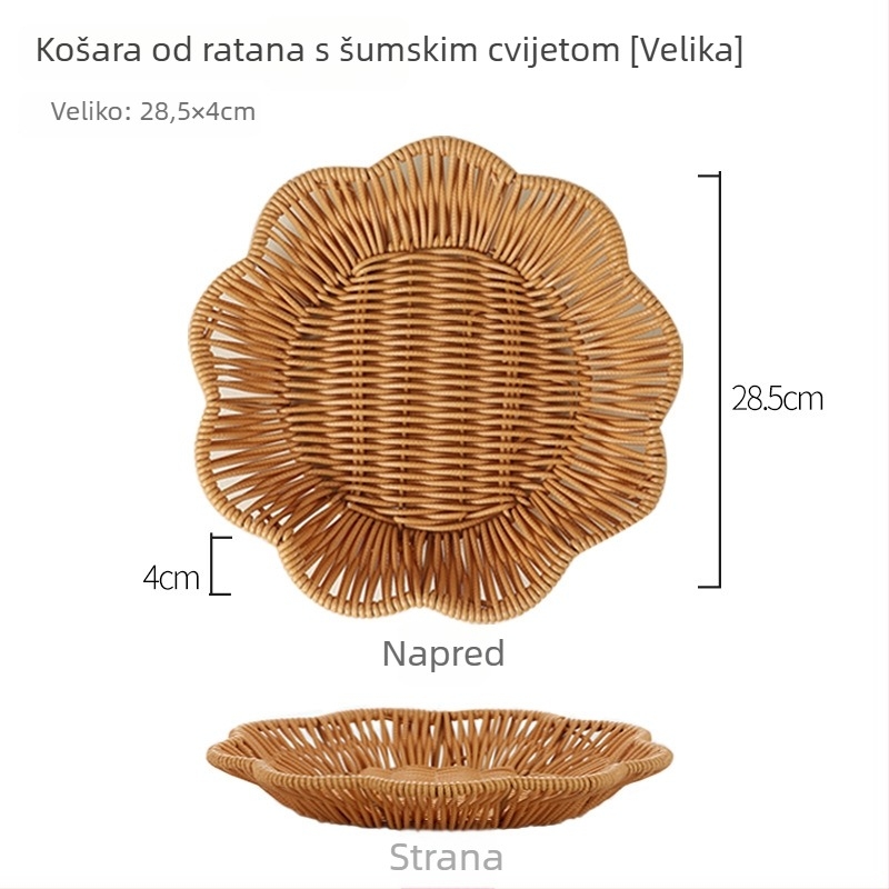 Plastični koš za voće Fujida; novi kineski stil; lagani luksuz i retro; lansirano u proljeće 2014.