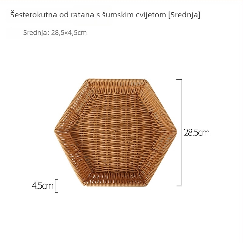 Plastični koš za voće Fujida; novi kineski stil; lagani luksuz i retro; lansirano u proljeće 2014.