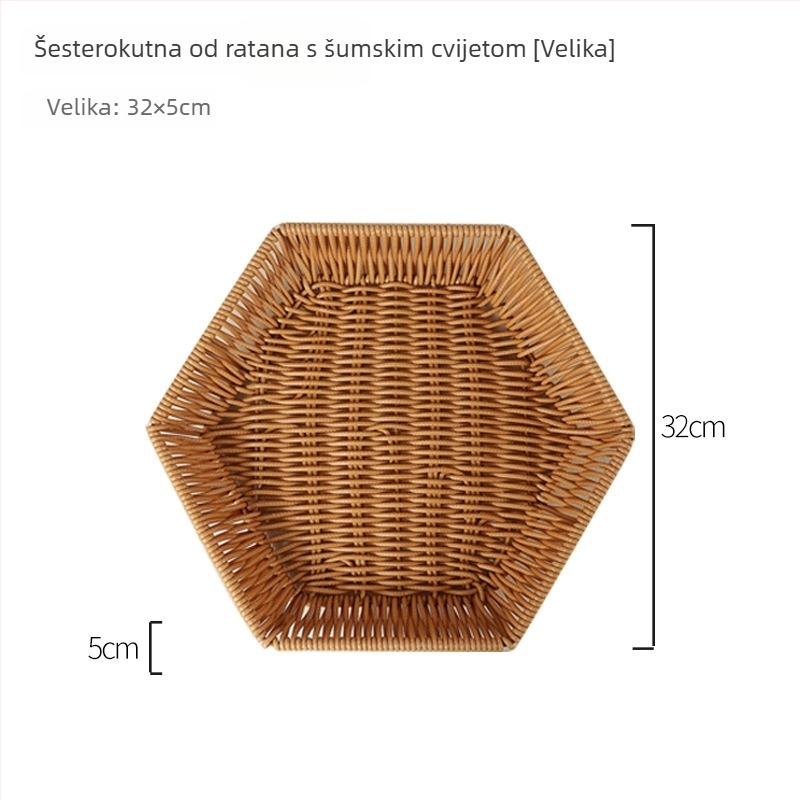 Plastični koš za voće Fujida; novi kineski stil; lagani luksuz i retro; lansirano u proljeće 2014.