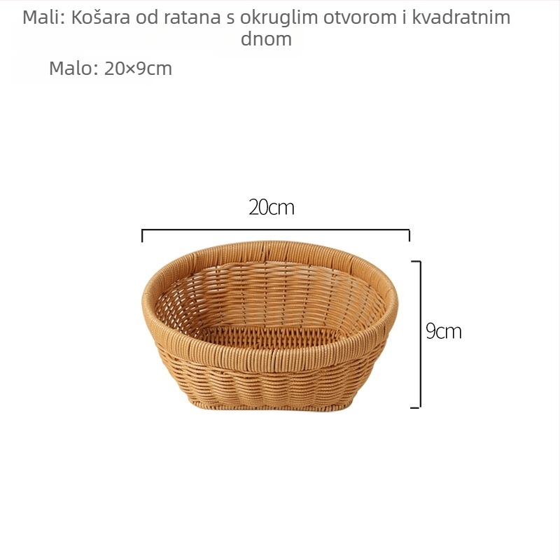 Plastični koš za voće Fujida; novi kineski stil; lagani luksuz i retro; lansirano u proljeće 2014.