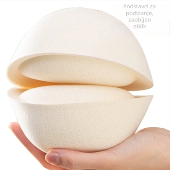 Ulošci za grudnjak za mali grudnjak, 6 cm i 8 cm, latex ulošci za čašice, push-up učinak