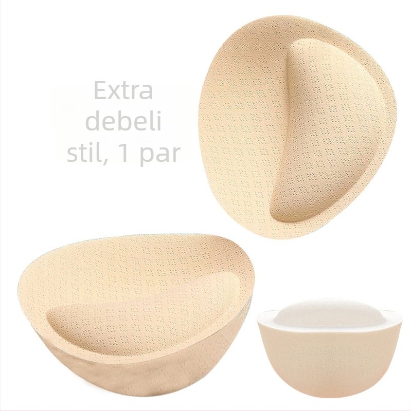Ulošci za grudnjak za mali grudnjak, 6 cm i 8 cm, latex ulošci za čašice, push-up učinak
