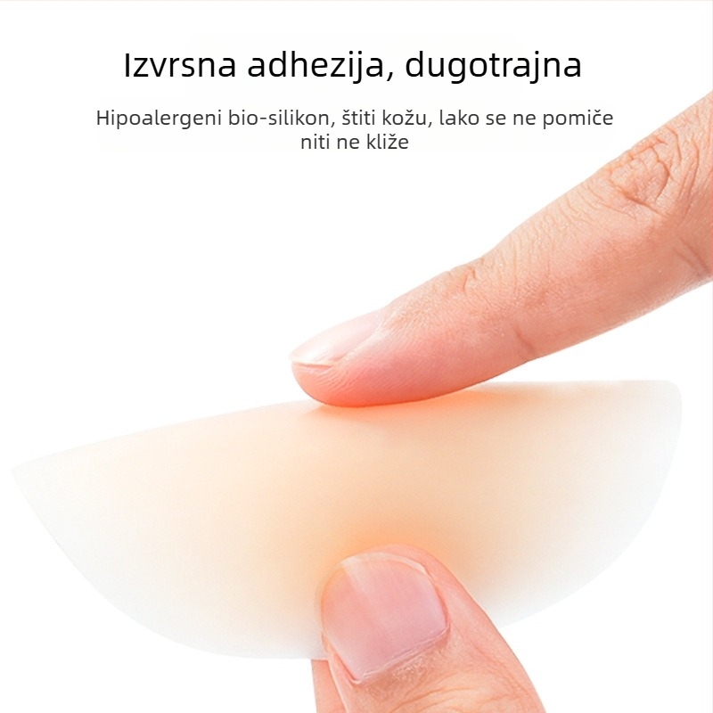 Silikonski realistični flaster za bradavice u boji kože, s ljepilom, ukras bradavica šiljkom, nevidljivi grudni flaster