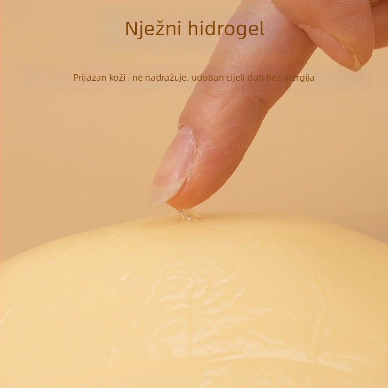 Lepak za dojke Mango Cup, nevidljivo push-up za male grudi, debeli silikon, prozračan, za vjenčanicu