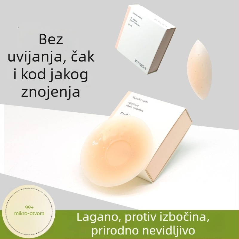 Silikonske naljepnice za grudi, ultra tanke, prozračne, podizanje, nevidljivo prekrivanje