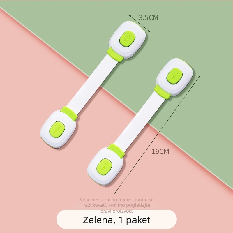 Zasun tipa A za vrata i ladice, model yx-drawer latch, materijal ABS/PVC, dizajn s dvostrukim kopčama