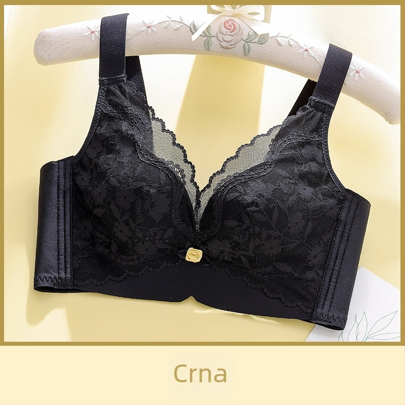 Bezšivna čipkasta grudnjica za žene, lagana ljetna verzija, 3/4 košarica s ultratankim oblikovanim košaricama, najlon tkanina, podstava od spandeksa, bez čelične žice, fiksni dvostruki kaiševi