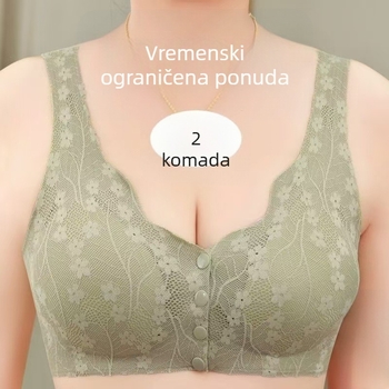 Grudnjak za majke s prednjim kopčanjem, bežični, bez šavova, podizanje i oblikovanje, stil prsluka, dojam vrhunske kvalitete