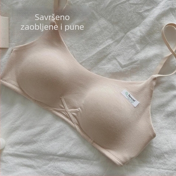 Y Modal bešivni grudnjak s okruglim čašicama, lagani ljetni model, podrška za male grudi, prozračan