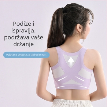 Tinejdžerska sportska grudnjica s podrškom leđa i korekcijom držanja