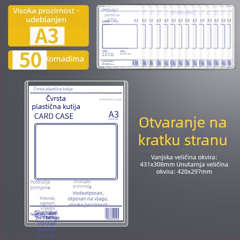 Album-stil zaštitna futrola, univerzalni dizajn, prozirna plastična zaštita, materijal: Silk flower