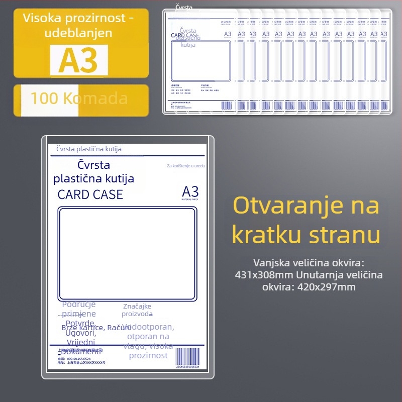 Album-stil zaštitna futrola, univerzalni dizajn, prozirna plastična zaštita, materijal: Silk flower