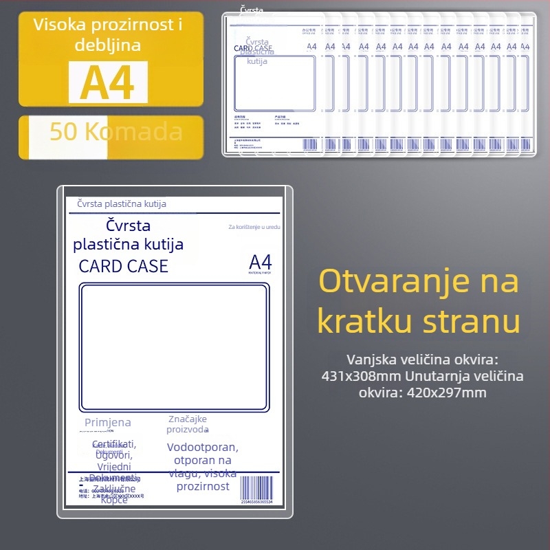 Album-stil zaštitna futrola, univerzalni dizajn, prozirna plastična zaštita, materijal: Silk flower