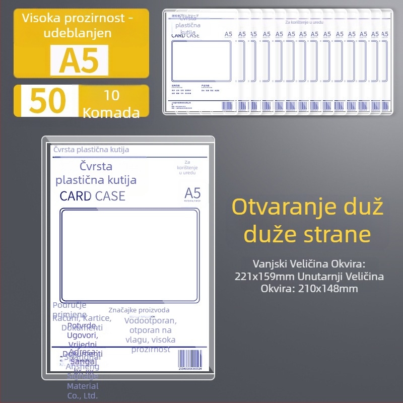 Album-stil zaštitna futrola, univerzalni dizajn, prozirna plastična zaštita, materijal: Silk flower